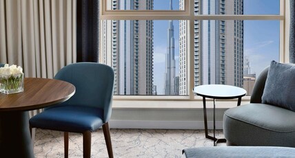 Movenpick Hotel Downtown Dubai Room Type - Deluxe King - Burj Khalifa view Movenpick Hotel Downtown Dubai Room Type - Deluxe King - Burj Khalifa view