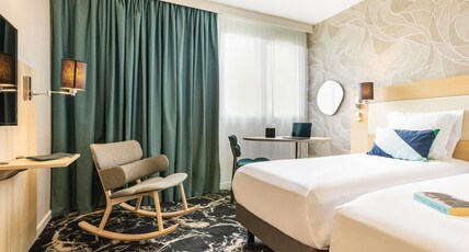 Mercure Mulhouse Centre Room Type - Superior Room with 2 single beds, Park view