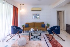 Modern 2BHK in Siolim with Pool near hotspots | Hireavilla