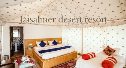 Jaisalmer Desert Resort, Jaisalmer Room Type - Family Swiss Tent