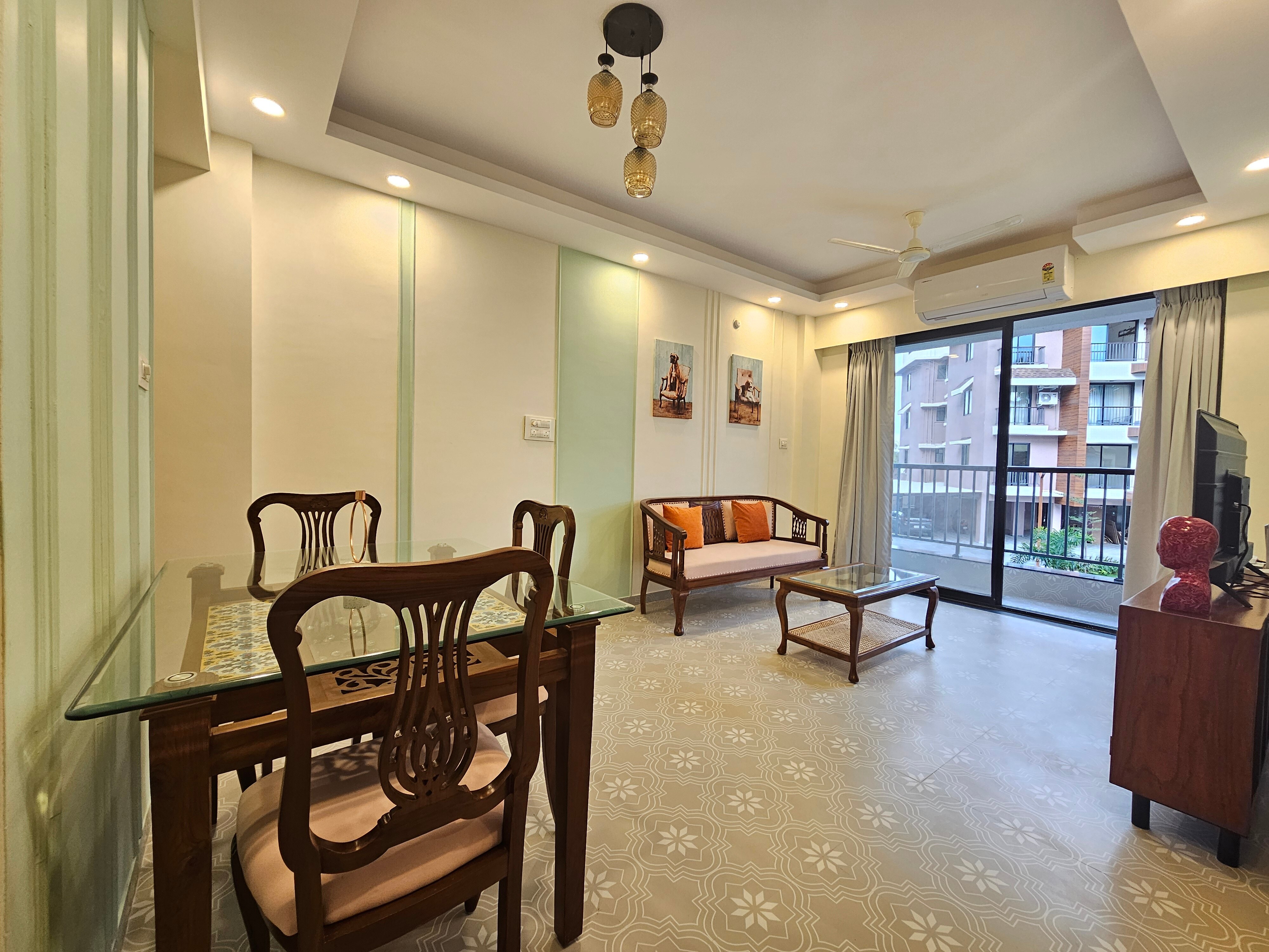 Mirashya Deluxe 1BHK Apartment at Botanica - Candolim - Tap to explore photos