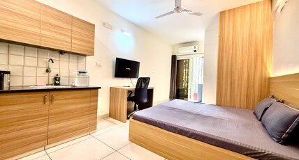 Fortale Living Room Type - Studio Premium AC | Twin-Bed | Balcony | Kitchen | Washing M | No lift (C102) Fortale Living Room Type - Studio Premium AC | Twin-Bed | Balcony | Kitchen | Washing M | No lift (C102)