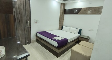 HOTEL AKASH GANGA Room Type - DOUBLE BED NON AC DELUXE