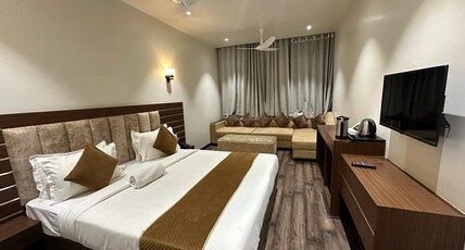 Rajlaxmi Hotel Near Jaipur Airport Room Type - Executive Room (Free Airport Pick-up & Drop - 8 AM to 8 PM) Rajlaxmi Hotel Near Jaipur Airport Room Type - Executive Room (Free Airport Pick-up & Drop - 8 AM to 8 PM)