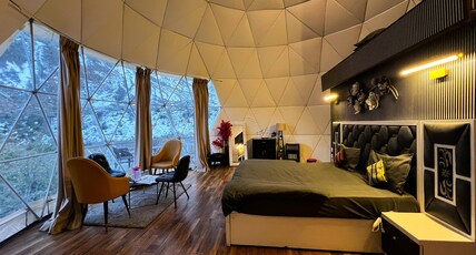 YOLO Outdoors | Riverside Luxury Domes & Glamping - Jispa Room Type - Family & Friends Dome