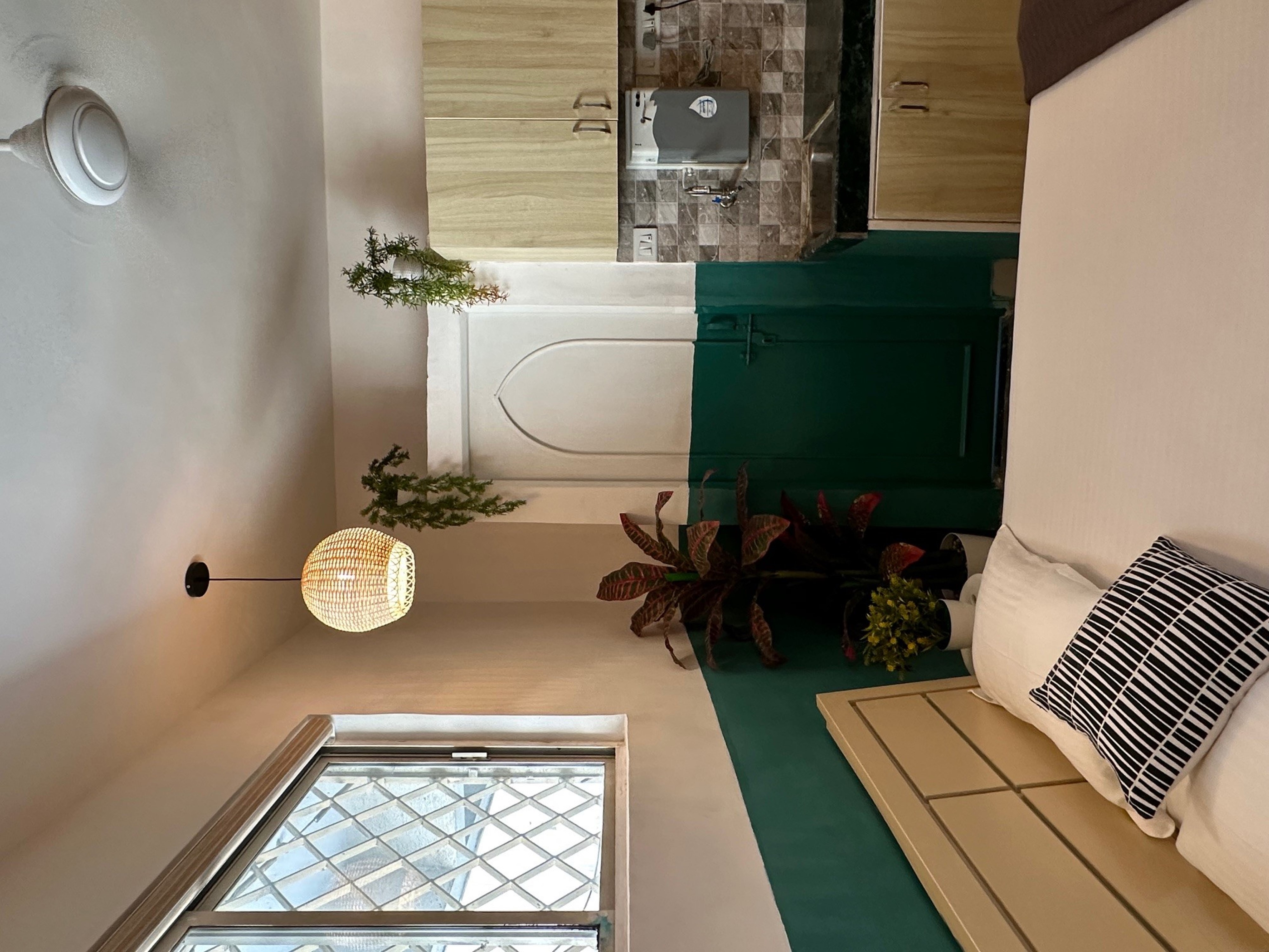 Koregaon Park Oasis Studio Room Smart TV, Wifi, AC - Tap to explore photos