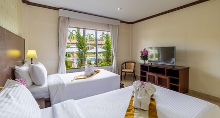 Thai Garden Resort Room Type - 1 BR Apartment Pool View Twin Bed Thai Garden Resort Room Type - 1 BR Apartment Pool View Twin Bed