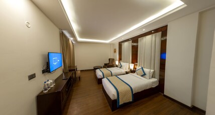 The Presidency Ladakh Room Type - Premium Balcony Room with Twin Bed