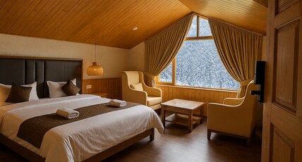 Odbostays Manali  Jacuzzi & Bonfire Boutique Retreat Room Type - Luxury room with jacuzzi