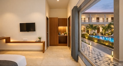 Luxuriaa Inn Resort at Statue of Unity Room Type - Premium With Pool View Room Luxuriaa Inn Resort at Statue of Unity Room Type - Premium With Pool View Room