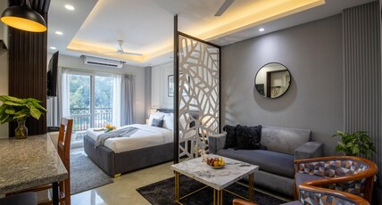 BedChambers Luxe Stay Near Medicity Room Type - 1BHK Apartment with balcony BedChambers Luxe Stay Near Medicity Room Type - 1BHK Apartment with balcony