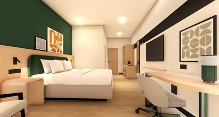Spark by Hilton Goa Calangute Room Type - Queen Guest Room
