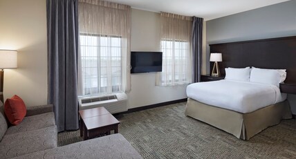 Staybridge Suites AUSTIN NORTHWEST Room Type - 1 Queen Studio Suite Mobility Accessible Roll in Shower Staybridge Suites AUSTIN NORTHWEST Room Type - 1 Queen Studio Suite Mobility Accessible Roll in Shower