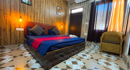 Skyard Hostel Rishikesh (Laxman Jhula) Room Type - Superior Double Room AC