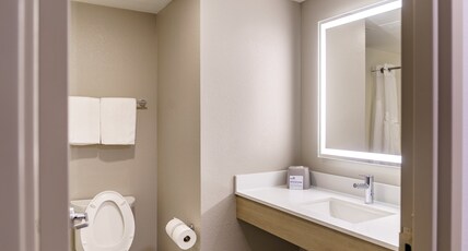Holiday Inn Express Hotel & Suites Raleigh SW NC State Room Type - 2 Queen Suite Communication Accessible