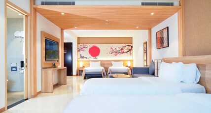 Da Nang Mikazuki Japanese Resorts and Spa Room Type - Premium Family Panoramic Ocean View - Quad room, Onsen and Water Park Inclusive