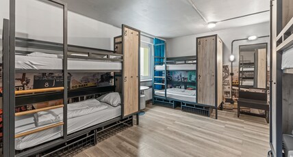 a&o Berlin Mitte Room Type - 6-Bed room (Bunk Beds Only)