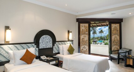 Discovery Kartika Plaza Hotel Room Type - Deluxe Partial Ocean View with Twin Bed