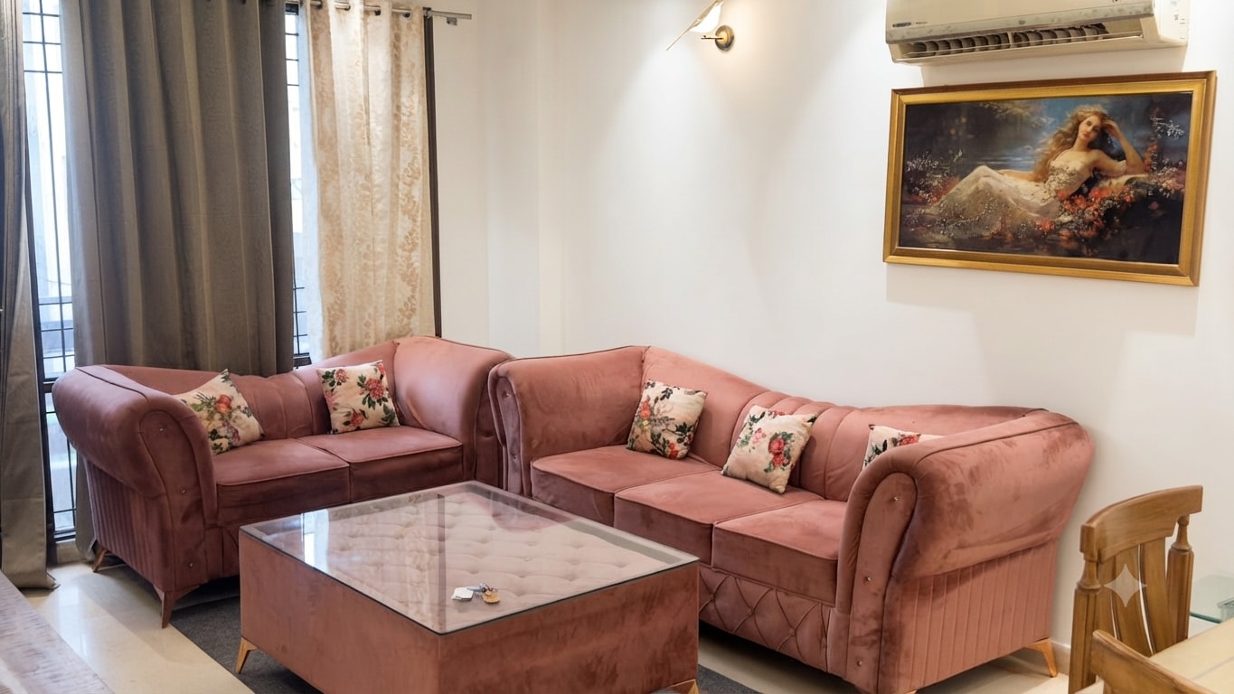 Fortune Home Service Apartment E-120 3BHK Saket - Tap to explore photos