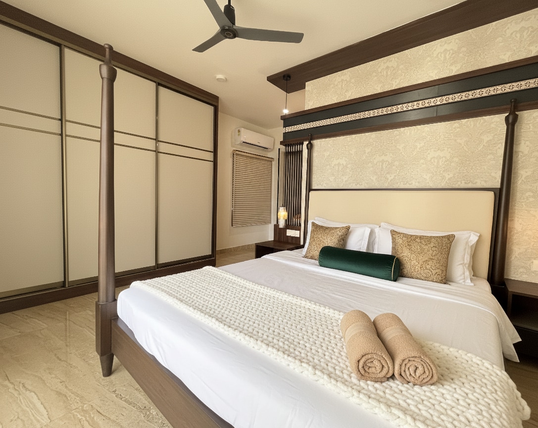 MYS Premium Haus AC 4BHK 70 TV Private Garden - Tap to explore photos