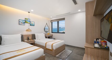 Nguyen Gia Hotel Room Type - Deluxe Twin Room with Sea View Nguyen Gia Hotel Room Type - Deluxe Twin Room with Sea View