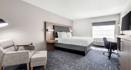 Best Western Acadia Hotel Room Type - 1 King Bed, Non-Smoking, Microwave And Mini-Refrigerator, Wi-Fi, Full Breakfast
