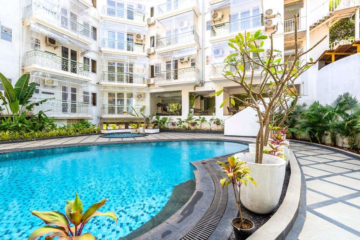 Staymaster Solintra C401 Pool Serviced 2BHK - Tap to explore photos