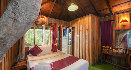 Nature Zone Jungle Resort Room Type - Tree House with Jungle View and Balcony Nature Zone Jungle Resort Room Type - Tree House with Jungle View and Balcony