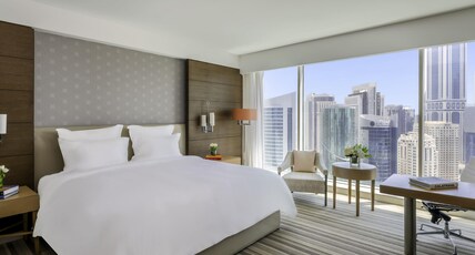 Pullman Doha West Bay Room Type - 3 BEDROOM APARTMENT, 2 King and 2 Twin Size Beds, Living and Dining Room, Kitchen Pullman Doha West Bay Room Type - 3 BEDROOM APARTMENT, 2 King and 2 Twin Size Beds, Living and Dining Room, Kitchen
