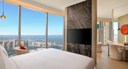Ciel Dubai Marina, Vignette Collection by IHG Room Type - 1 Bedroom Suite High Floor Lounge Access. Ciel Dubai Marina, Vignette Collection by IHG Room Type - 1 Bedroom Suite High Floor Lounge Access.