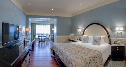 The Taj Mahal Palace, Mumbai Room Type - Taj Club Room Sea View with 01-way Airport Transfers The Taj Mahal Palace, Mumbai Room Type - Taj Club Room Sea View with 01-way Airport Transfers