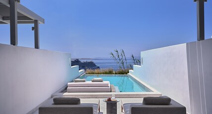 Deos Mykonos Room Type - Beta Suite with Private Pool & Sea View