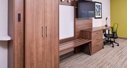 Holiday Inn Express Hotel & Suites Mount Pleasant Room Type - 1 King Bed Suite Sofa Bed