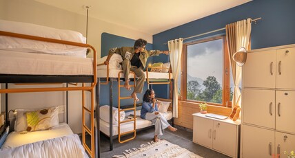 Zostel Shoja (Jibhi) Room Type - 1 Bunk Bed | 4 Bed Mixed Dorm | Shared en-suite washroom