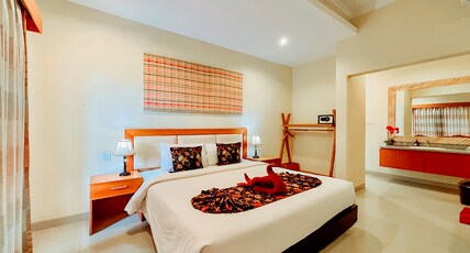 Kubu Petitenget Suite Seminyak Room Type - Deluxe Double Room
