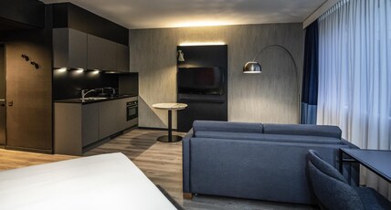 MERCURE ANTWERP CITY SOUTH Room Type - Superior Studio with 1 Kingsize bed and 1 Sofa