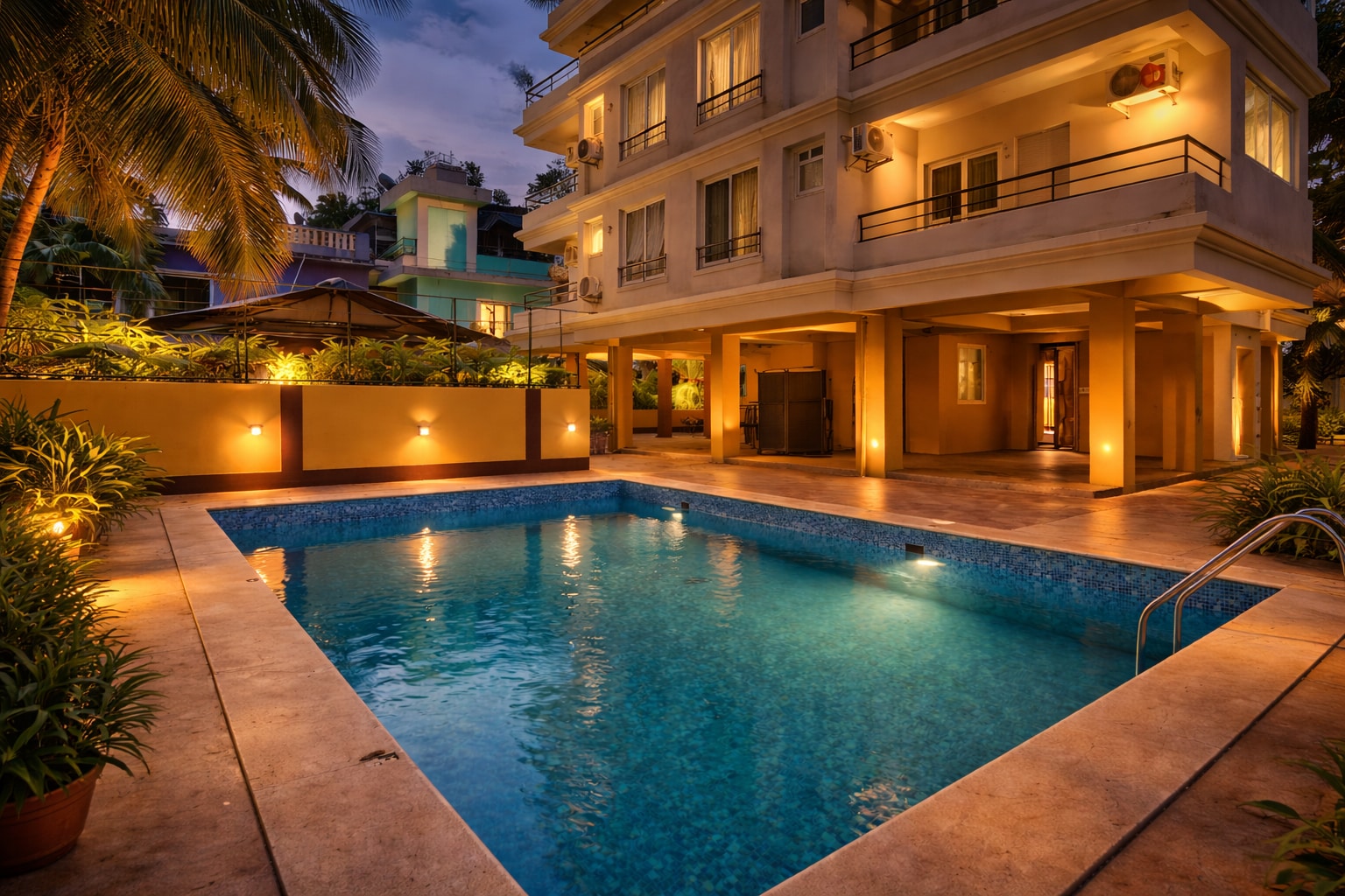 Luxury 2 BHK with Pool - Tap to explore photos