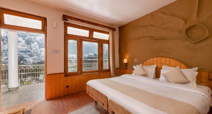 Beholden Stay & Cafe-Mountain View Boutique Stay in Old Manali Room Type - Deluxe Mountain View Room Beholden Stay & Cafe-Mountain View Boutique Stay in Old Manali Room Type - Deluxe Mountain View Room