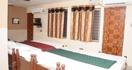 K J Lodge Room Type - Six Bed AC Room