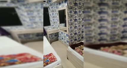 Deluxe Guest House Room Type - AC Deluxe Room (Room No. 01)contain 2 beds (double + single) Deluxe Guest House Room Type - AC Deluxe Room (Room No. 01)contain 2 beds (double + single)