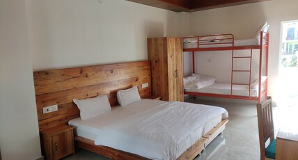 Hill Hoppers | Private Rooms & Dorms Room Type - Family Deluxe Room With Balcony