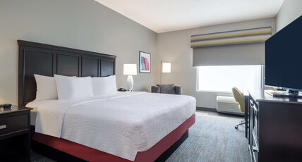 Hampton Inn West Palm Beach Florida Turnpike Room Type - 1KNG MOB HEAR ACC W TUB NS