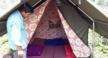 Kheer Ganga trekking camps Room Type - Double Sharing Tent