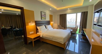 Hotel Apricot Room Type - Apricot Suite -Pool view with Balcony