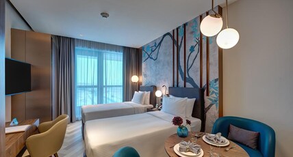 Millennium Place Barsha Heights Hotel Apartments Room Type - Superior Studio Twin Room Millennium Place Barsha Heights Hotel Apartments Room Type - Superior Studio Twin Room