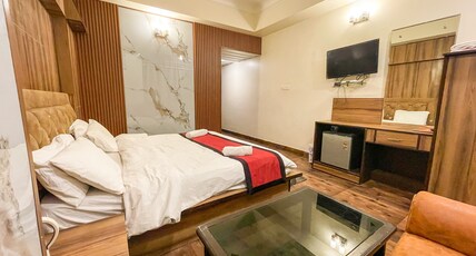 Durga Residency by Voyager Hotels @ 2 mins from Katra Railway station Room Type - Deluxe Room AC Room