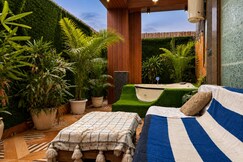 Private Sundeck Jacuzzi with Outdoor Lounge 1BHK