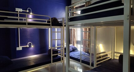 Bed N Banter - Lucknow Room Type - Bed in 6 Bed Mixed Dormitory Room -AW