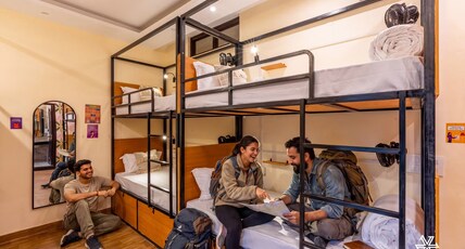 Zostel Gurugram Room Type - Deluxe 6 Bed Mixed Dorm (with shared balcony)