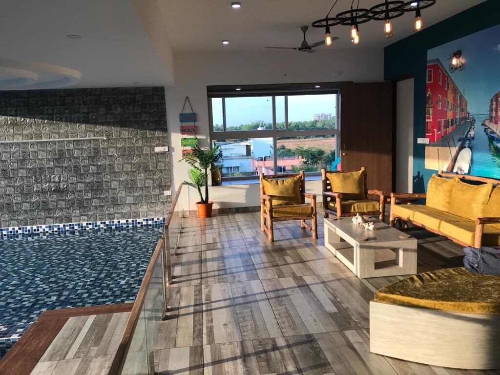 Som Beach Villa Coral Floor | Room & Pool - Tap to explore photos